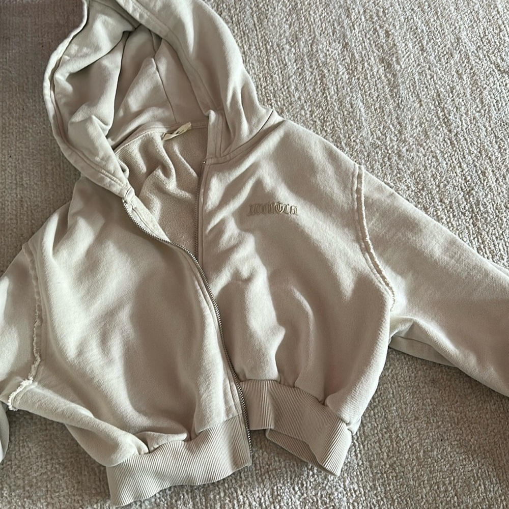 CROPPED Young La Zip Up